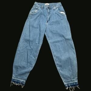 Vintage style denim wide leg